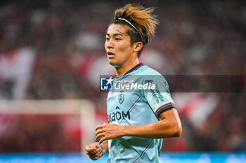 2023-09-26 - Keito NAKAMURA of Reims during the French championship Ligue 1 football match between LOSC Lille and Stade de Reims on September 26, 2023 at Pierre Mauroy stadium in Villeneuve-d'Ascq near Lille, France - FOOTBALL - FRENCH CHAMP - LILLE V REIMS - FRENCH LIGUE 1 - SOCCER