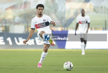 2023-09-30 - Warren Zaire-Emery of PSG during the French championship Ligue 1 football match between Clermont Foot 63 and Paris Saint-Germain (PSG) on September 30, 2023 at Stade Gabriel-Montpied in Clermont-Ferrand, France - FOOTBALL - FRENCH CHAMP - CLERMONT V PARIS SG - FRENCH LIGUE 1 - SOCCER