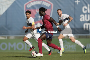 2023-09-30 - Alidu Seidu of Clermont during the French championship Ligue 1 football match between Clermont Foot 63 and Paris Saint-Germain (PSG) on September 30, 2023 at Stade Gabriel-Montpied in Clermont-Ferrand, France - FOOTBALL - FRENCH CHAMP - CLERMONT V PARIS SG - FRENCH LIGUE 1 - SOCCER