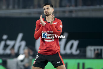 2023-10-08 - Martin Terrier of Rennes during the French championship Ligue 1 football match between Stade Rennais (Rennes) and Paris Saint-Germain on October 8, 2023 at Roazhon Park in Rennes, France - FOOTBALL - FRENCH CHAMP - RENNES V PARIS SG - FRENCH LIGUE 1 - SOCCER