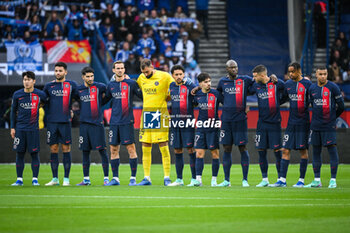 2023-10-21 - Team of PSG during the French championship Ligue 1 football match between Paris Saint-Germain and RC Strasbourg on October 21, 2023 at Parc des Princes stadium in Paris, France - FOOTBALL - FRENCH CHAMP - PARIS SG V STRASBOURG - FRENCH LIGUE 1 - SOCCER