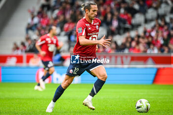 2023-10-22 - Yusuf YAZICI of Lille during the French championship Ligue 1 football match between Losc Lille and Stade Brestois (Brest) on October 22, 2023 at Pierre Mauroy stadium in Villeneuve-d'Ascq near Lille, France - FOOTBALL - FRENCH CHAMP - LILLE V BREST - FRENCH LIGUE 1 - SOCCER