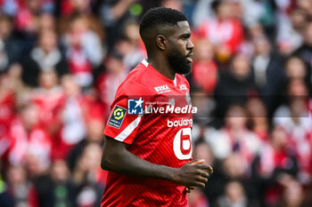 2023-10-22 - Samuel UMTITI of Lille during the French championship Ligue 1 football match between Losc Lille and Stade Brestois (Brest) on October 22, 2023 at Pierre Mauroy stadium in Villeneuve-d'Ascq near Lille, France - FOOTBALL - FRENCH CHAMP - LILLE V BREST - FRENCH LIGUE 1 - SOCCER