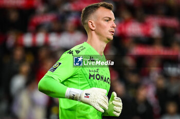 2023-10-29 - Philipp KOHN of Monaco during the French championship Ligue 1 football match between Losc Lille and AS Monaco on October 29, 2023 at Pierre Mauroy stadium in Villeneuve-d'Ascq near Lille, France - FOOTBALL - FRENCH CHAMP - LILLE V MONACO - FRENCH LIGUE 1 - SOCCER