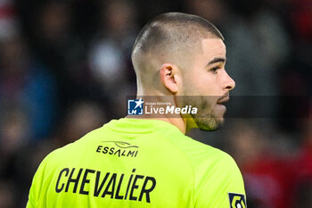 2023-10-29 - Lucas CHEVALLIER of Lille during the French championship Ligue 1 football match between Losc Lille and AS Monaco on October 29, 2023 at Pierre Mauroy stadium in Villeneuve-d'Ascq near Lille, France - FOOTBALL - FRENCH CHAMP - LILLE V MONACO - FRENCH LIGUE 1 - SOCCER