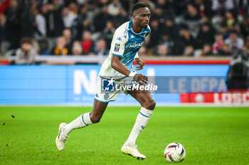 2023-10-29 - Chrislain MATSIMA of Monaco during the French championship Ligue 1 football match between Losc Lille and AS Monaco on October 29, 2023 at Pierre Mauroy stadium in Villeneuve-d'Ascq near Lille, France - FOOTBALL - FRENCH CHAMP - LILLE V MONACO - FRENCH LIGUE 1 - SOCCER