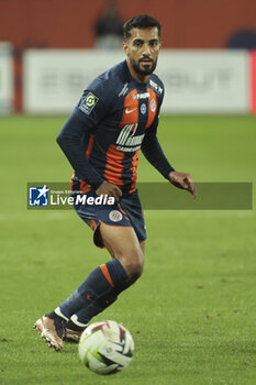2023-11-10 - Mousa Tamari of Montpellier during the French championship Ligue 1 football match between Montpellier Herault SC and OGC Nice on November 10, 2023 at Stade de la Mosson in Montpellier, France - FOOTBALL - FRENCH CHAMP - MONTPELLIER V NICE - FRENCH LIGUE 1 - SOCCER
