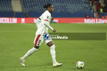 2023-11-10 - Pablo Rosario of Nice during the French championship Ligue 1 football match between Montpellier Herault SC and OGC Nice on November 10, 2023 at Stade de la Mosson in Montpellier, France - FOOTBALL - FRENCH CHAMP - MONTPELLIER V NICE - FRENCH LIGUE 1 - SOCCER