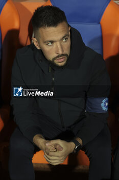 2023-11-10 - Coach of OGC Nice Francesco Farioli during the French championship Ligue 1 football match between Montpellier Herault SC and OGC Nice on November 10, 2023 at Stade de la Mosson in Montpellier, France - FOOTBALL - FRENCH CHAMP - MONTPELLIER V NICE - FRENCH LIGUE 1 - SOCCER