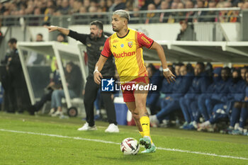 2023-11-12 - Facundo Medina of Lens during the French championship Ligue 1 football match between RC Lens and Olympique de Marseille on November 12, 2023 at Bollaert-Delelis stadium in Lens, France - FOOTBALL - FRENCH CHAMP - LENS V MARSEILLE - FRENCH LIGUE 1 - SOCCER