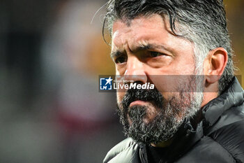 2023-11-12 - Gennaro GATTUSO of Marseille during the French championship Ligue 1 football match between RC Lens and Olympique de Marseille on November 12, 2023 at Bollaert-Delelis stadium in Lens, France - FOOTBALL - FRENCH CHAMP - LENS V MARSEILLE - FRENCH LIGUE 1 - SOCCER