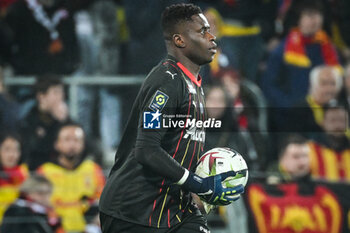 2023-11-12 - Brice SAMBA of Lens during the French championship Ligue 1 football match between RC Lens and Olympique de Marseille on November 12, 2023 at Bollaert-Delelis stadium in Lens, France - FOOTBALL - FRENCH CHAMP - LENS V MARSEILLE - FRENCH LIGUE 1 - SOCCER