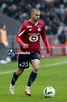 2023-11-12 - Edon Zhegrova of Lille during the French championship Ligue 1 football match between Losc Lille and Toulouse Herault SC on November 12, 2023 at Decathlon Arena Stade Pierre Mauroy in Villeneuve-d'Ascq near Lille, France - FOOTBALL - FRENCH CHAMP - LILLE V TOULOUSE - FRENCH LIGUE 1 - SOCCER