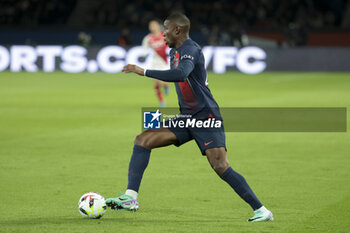 2023-11-24 - Nordi Mukiele of PSG during the French championship Ligue 1 football match between Paris Saint-Germain and AS Monaco on November 24, 2023 at Parc des Princes stadium in Paris, France - FOOTBALL - FRENCH CHAMP - PARIS SG V MONACO - FRENCH LIGUE 1 - SOCCER