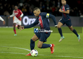2023-11-24 - Kylian Mbappe of PSG during the French championship Ligue 1 football match between Paris Saint-Germain and AS Monaco on November 24, 2023 at Parc des Princes stadium in Paris, France - FOOTBALL - FRENCH CHAMP - PARIS SG V MONACO - FRENCH LIGUE 1 - SOCCER