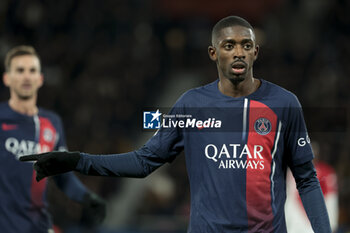 2023-11-24 - Ousmane Dembele of PSG during the French championship Ligue 1 football match between Paris Saint-Germain and AS Monaco on November 24, 2023 at Parc des Princes stadium in Paris, France - FOOTBALL - FRENCH CHAMP - PARIS SG V MONACO - FRENCH LIGUE 1 - SOCCER