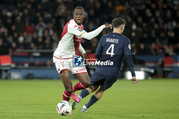 2023-11-24 - Denis Zakaria of Monaco during the French championship Ligue 1 football match between Paris Saint-Germain and AS Monaco on November 24, 2023 at Parc des Princes stadium in Paris, France - FOOTBALL - FRENCH CHAMP - PARIS SG V MONACO - FRENCH LIGUE 1 - SOCCER