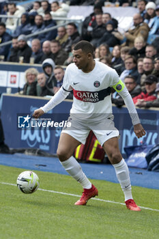 2023-12-03 - Kylian Mbappe of PSG in action during the French championship Ligue 1 football match between Le Havre AC and Paris Saint-Germain on December 3, 2023 at Oceane stadium in Le Havre, France - FOOTBALL - FRENCH CHAMP - LE HAVRE V PARIS SG - FRENCH LIGUE 1 - SOCCER