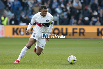 2023-12-03 - Kylian Mbappe of PSG in action during the French championship Ligue 1 football match between Le Havre AC and Paris Saint-Germain on December 3, 2023 at Oceane stadium in Le Havre, France - FOOTBALL - FRENCH CHAMP - LE HAVRE V PARIS SG - FRENCH LIGUE 1 - SOCCER