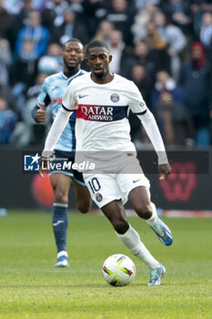 2023-12-03 - Ousmane Dembele of PSG during the French championship Ligue 1 football match between Le Havre AC and Paris Saint-Germain on December 3, 2023 at Oceane stadium in Le Havre, France - FOOTBALL - FRENCH CHAMP - LE HAVRE V PARIS SG - FRENCH LIGUE 1 - SOCCER