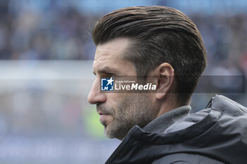 2023-12-03 - Coach of Le Havre AC Luka Elsner during the French championship Ligue 1 football match between Le Havre AC (HAC) and Paris Saint-Germain (PSG) on December 3, 2023 at Stade Oceane in Le Havre, France - FOOTBALL - FRENCH CHAMP - LE HAVRE V PARIS SG - FRENCH LIGUE 1 - SOCCER