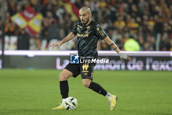 2023-12-16 - Teddy Teuma of Reims during the French championship Ligue 1 football match between RC Lens ans Stade de Reims on December 16, 2023 at Bollaert-Delelis stadium in Lens, France - FOOTBALL - FRENCH CHAMP - LENS V REIMS - FRENCH LIGUE 1 - SOCCER