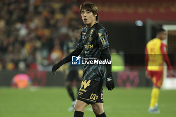 2023-12-16 - Junya Ito of Reims during the French championship Ligue 1 football match between RC Lens ans Stade de Reims on December 16, 2023 at Bollaert-Delelis stadium in Lens, France - FOOTBALL - FRENCH CHAMP - LENS V REIMS - FRENCH LIGUE 1 - SOCCER