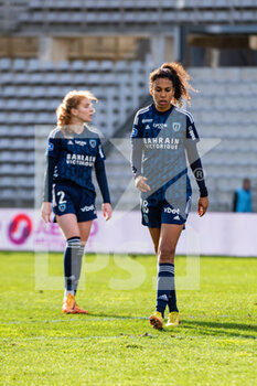 2023-01-15 - Celina Ould Hocine of Paris FC and Coumba Sow of Paris FC during the Women's French championship D1 Arkema football match between Paris FC and FC Fleury 91 on January 15, 2023 at Sebastien Charlety stadium in Paris, France - FOOTBALL - WOMEN'S FRENCH CHAMP - PARIS FC V FC FLEURY - FRENCH WOMEN DIVISION 1 - SOCCER