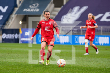 2023-02-04 - Rose Lavaud of Dijon FCO controls the ball during the Women's French championship, D1 Arkema football match between Paris FC and Dijon FCO on February 4, 2023 at Sebastien Charlety stadium in Paris, France - FOOTBALL - WOMEN'S FRENCH CHAMP - PARIS FC V DIJON - FRENCH WOMEN DIVISION 1 - SOCCER