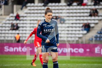 2023-02-04 - Mathilde Bourdieu of Paris FC during the Women's French championship, D1 Arkema football match between Paris FC and Dijon FCO on February 4, 2023 at Sebastien Charlety stadium in Paris, France - FOOTBALL - WOMEN'S FRENCH CHAMP - PARIS FC V DIJON - FRENCH WOMEN DIVISION 1 - SOCCER