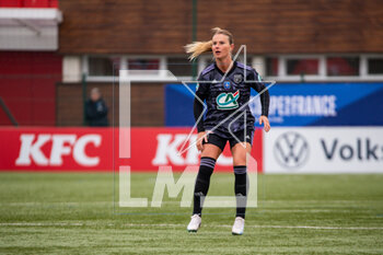 2023-03-04 - Amandine Henry of Olympique Lyonnais during the Women's French Cup, Quarter-Finals football match between Stade de Reims and Olympique Lyonnais (Lyon) on March 4, 2023 at Blériot stadium in Bétheny near Reims, France - FOOTBALL - WOMEN'S FRENCH CUP - REIMS V LYON - FRENCH WOMEN DIVISION 1 - SOCCER
