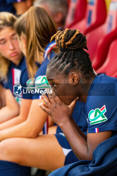 2023-05-13 - Sandy Baltimore of Paris Saint Germain after the Women's French Cup, Final football match between Olympique Lyonnais and Paris Saint-Germain on May 13, 2023 at Stade de la Source in Orleans, France - FOOTBALL - WOMEN'S FRENCH CUP - FINAL - LYON V PARIS SG - FRENCH WOMEN DIVISION 1 - SOCCER