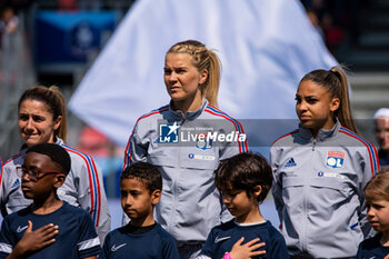 2023-05-13 - Ada Hegerberg of Olympique Lyonnais and Delphine Cascarino of Olympique Lyonnais ahead of the Women's French Cup, Final football match between Olympique Lyonnais and Paris Saint-Germain on May 13, 2023 at Stade de la Source in Orleans, France - FOOTBALL - WOMEN'S FRENCH CUP - FINAL - LYON V PARIS SG - FRENCH WOMEN DIVISION 1 - SOCCER