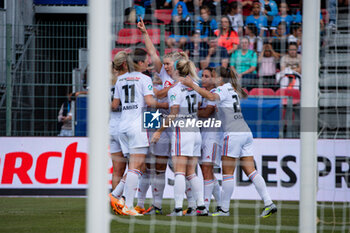 2023-05-13 - Ada Hegerberg of Olympique Lyonnais celebrates after scoring with teammates during the Women's French Cup, Final football match between Olympique Lyonnais and Paris Saint-Germain on May 13, 2023 at Stade de la Source in Orleans, France - FOOTBALL - WOMEN'S FRENCH CUP - FINAL - LYON V PARIS SG - FRENCH WOMEN DIVISION 1 - SOCCER