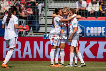2023-05-13 - Ada Hegerberg of Olympique Lyonnais celebrates after scoring second goal during the Women's French Cup, Final football match between Olympique Lyonnais and Paris Saint-Germain on May 13, 2023 at Stade de la Source in Orleans, France - FOOTBALL - WOMEN'S FRENCH CUP - FINAL - LYON V PARIS SG - FRENCH WOMEN DIVISION 1 - SOCCER