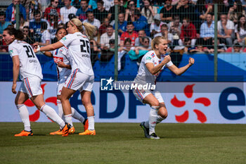 2023-05-13 - Ada Hegerberg of Olympique Lyonnais celebrates after scoring second goal during the Women's French Cup, Final football match between Olympique Lyonnais and Paris Saint-Germain on May 13, 2023 at Stade de la Source in Orleans, France - FOOTBALL - WOMEN'S FRENCH CUP - FINAL - LYON V PARIS SG - FRENCH WOMEN DIVISION 1 - SOCCER