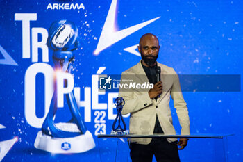 2023-05-15 - Florent Sinama Pongolle during the 2023 Arkema D1 trophies ceremony on May 15, 2023 at Pavillon d'Armenonville in Paris, France - FOOTBALL - ARKEMA D1 AWARDS CEREMONY - FRENCH WOMEN DIVISION 1 - SOCCER