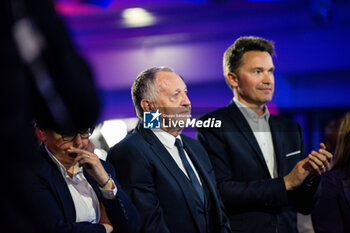 2023-05-15 - Jean Michel Aulas and Thomas Senecal during the 2023 Arkema D1 trophies ceremony on May 15, 2023 at Pavillon d'Armenonville in Paris, France - FOOTBALL - ARKEMA D1 AWARDS CEREMONY - FRENCH WOMEN DIVISION 1 - SOCCER