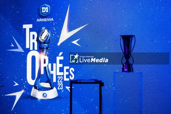 2023-05-15 - D1 Arkema visual ahead of the 2023 Arkema D1 trophies ceremony on May 15, 2023 at Pavillon d'Armenonville in Paris, France - FOOTBALL - ARKEMA D1 AWARDS CEREMONY - FRENCH WOMEN DIVISION 1 - SOCCER