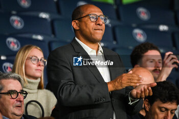 2023-10-01 - French Football Federation (FFF) President Philippe DIALLO during the women’s French championship D1 Arkema football match between Paris Saint Germain and Olympique Lyonnais on October 1, 2023 at Parc des Princes stadium in Paris, France - FOOTBALL - WOMEN'S FRENCH CHAMP - PARIS SG V LYON - FRENCH WOMEN DIVISION 1 - SOCCER