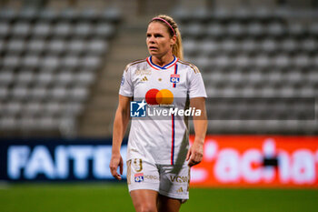 2023-11-05 - Eugenie Le Sommer of Olympique Lyonnais reacts during the Women's French championship, D1 Arkema football match between Paris FC and Olympique Lyonnais (Lyon) on November 5, 2023 at Sébastien Charléty stadium in Paris, France - FOOTBALL - WOMEN'S FRENCH CHAMP - PARIS FC V LYON - FRENCH WOMEN DIVISION 1 - SOCCER