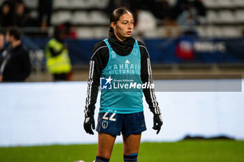 2023-11-05 - Kessya Bussy of Paris FC warms up ahead of the Women's French championship, D1 Arkema football match between Paris FC and Olympique Lyonnais (Lyon) on November 5, 2023 at Sébastien Charléty stadium in Paris, France - FOOTBALL - WOMEN'S FRENCH CHAMP - PARIS FC V LYON - FRENCH WOMEN DIVISION 1 - SOCCER