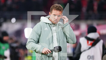 2023-01-20 - Coach Julian Nagelsmann of Bayern Munich during the German championship Bundesliga football match between RB Leipzig and Bayern Munich on January 20, 2023 at Red Bull Arena in Leipzig, Germany - FOOTBALL - GERMAN CHAMP - LEIPZIG V BAYERN MUNICH - GERMAN BUNDESLIGA - SOCCER