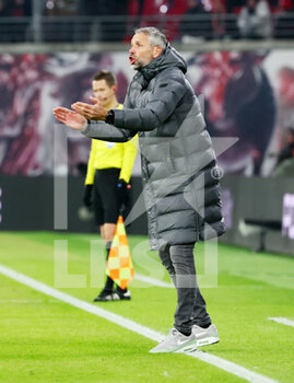 2023-01-20 - Coach Marco Rose of RB Leipzig during the German championship Bundesliga football match between RB Leipzig and Bayern Munich on January 20, 2023 at Red Bull Arena in Leipzig, Germany - FOOTBALL - GERMAN CHAMP - LEIPZIG V BAYERN MUNICH - GERMAN BUNDESLIGA - SOCCER