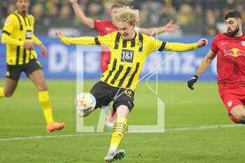 2023-03-03 - Julian Brandt of Dortmund during the German championship Bundesliga football match between Borussia Dortmund and RB Leipzig on March 3, 2023 at Signal Iduna Park in Dortmund, Germany - FOOTBALL - GERMAN CHAMP - DORTMUND V LEIPZIG - GERMAN BUNDESLIGA - SOCCER