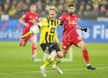 2023-03-03 - Julian Brandt of Dortmund during the German championship Bundesliga football match between Borussia Dortmund and RB Leipzig on March 3, 2023 at Signal Iduna Park in Dortmund, Germany - FOOTBALL - GERMAN CHAMP - DORTMUND V LEIPZIG - GERMAN BUNDESLIGA - SOCCER