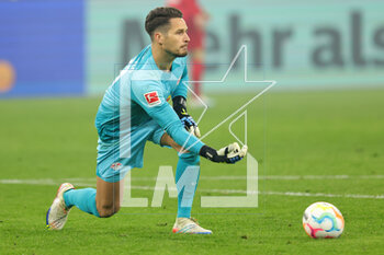 2023-03-03 - Janis Blaswich of Leipzig during the German championship Bundesliga football match between Borussia Dortmund and RB Leipzig on March 3, 2023 at Signal Iduna Park in Dortmund, Germany - FOOTBALL - GERMAN CHAMP - DORTMUND V LEIPZIG - GERMAN BUNDESLIGA - SOCCER