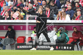 2023-04-15 - Coach Pellegrino Matarazzo of Hoffenheim during the German championship Bundesliga football match between Bayern Munich and TSG 1899 Hoffenheim on April 15, 2023 at Allianz Arena in Munich, Germany - FOOTBALL - GERMAN CHAMP - BAYERN MUNICH V HOFFENHEIM - GERMAN BUNDESLIGA - SOCCER