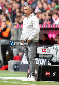 2023-05-13 - Coach Thomas Reis of Schalke 04 during the German championship Bundesliga football match between Bayern Munich and Schalke 04 on May 13, 2023 at Allianz Arena in Munich, Germany - FOOTBALL - GERMAN CHAMP - BAYERN MUNICH V SCHALKE 04 - GERMAN BUNDESLIGA - SOCCER