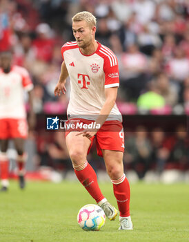 2023-05-20 - Mattijs de Ligt of Bayern Munich during the German championship Bundesliga football match between Bayern Munich and RB Leipzig on May 20, 2023 at Allianz Arena in Munich, Germany - FOOTBALL - GERMAN CHAMP - BAYERN MUNICH V RB LEIPZIG - GERMAN BUNDESLIGA - SOCCER